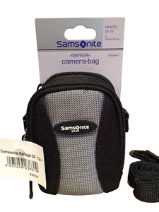 Samsonite DF12 Camera Case - Polytex Carry Bag & Strap 100x65x30mm - NEW Genuine - Picture 1 of 6