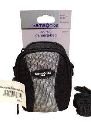 Samsonite DF12 Camera Case - Polytex Carry Bag & Strap 100x65x30mm - NEW Genuine - Image 1 of 4