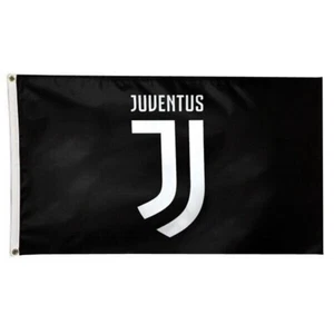 JUVENTUS FLAG 5' x 3' Official Italian Italy Italia Football Club Team Soccer - Picture 1 of 1