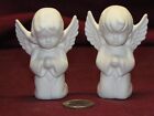 Ceramic Bisque Set of 2 Small Angels Praying Prayer Kneeling U-Paint Unpainted