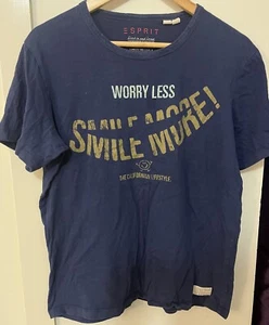 ESPRIT Lived in and Loved Slim Fit XL Graphic Tshirt - Picture 1 of 6
