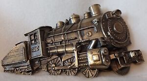 1980'S TRAIN SHAPED BELT BUCKLE, LIMITED EDITION + SERIAL No:  MADE IN THE USA