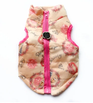 Jacket Vest Puffer Coat Dog Pet Apparel Winter Pet Padded Quilted Clothes - Image 1 of 4