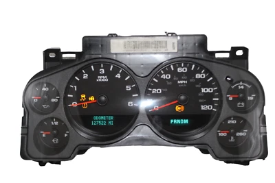 Speedometer Instrument Cluster 07-2012 Sierra Silverado 15/25/3500 127,522 Miles - Image 1 of 3