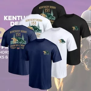 HOT NEW!!! Kentucky Horse Derby Race 2025, Horse Racing Lover Shirt S-5XL - Picture 1 of 8