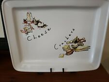 Pottery Barn Cheese and Cracker Rectangle Tray 15 1/4" x 12"