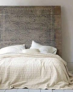 Rare! EILEEN FISHER Rippled Cotton Coverlet by Garnet Hill (Size: Double) - Picture 1 of 6