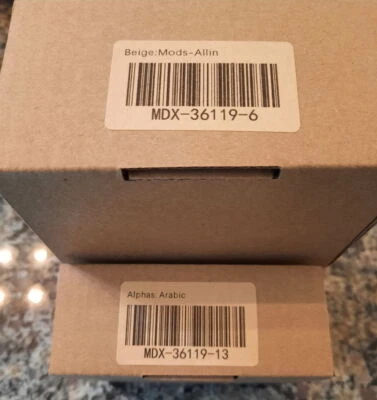 Hammerworks CRP R4 Arabic Alphas + Mods Beige Allin, PBT Cherry Keycaps Foto 1 de 3