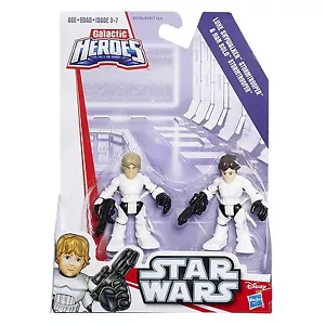 STAR WARS GALACTIC HEROES LUKE STORMTROOPER & HAN SOLO STORMTROOPER MINI 2ER-PACK - Bild 1 von 2