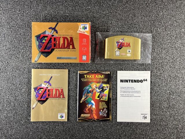 Zelda Ocarina of Time N64 CIB