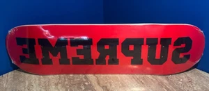 Supreme Reverse Collegiate Skateboard Skate Deck Red - SS25 - Picture 1 of 3