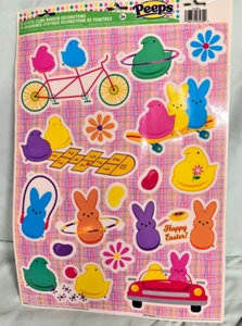 Calcomanías adhesivas para decoraciones de ventanas Peeps Pascua - 16 piezas - Imagen 1 de 1