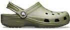 Crocs Classic Clog Green (Men's UK 8 - 13) Outdoor Slip On Clogs Comfy NEW