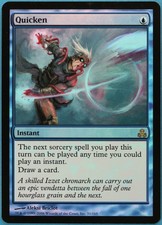 Quicken FOIL Guildpact NM Blue Rare MAGIC GATHERING CARD (ID# 196729) ABUGames