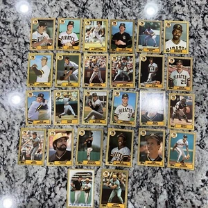 Pittsburgh Pirates 1987 Topps Tiffany Cards Lot 26 Total Set Break - Picture 1 of 6
