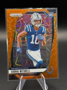 2024 Panini Prizm NFL No.303 Adonai Mitchell RC Orange Laser - Bild 1 von 2