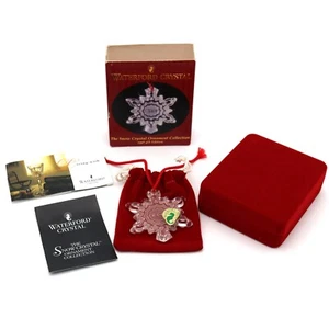 Waterford Crystal: The Snow Crystal Ornament Collection, 1998 4th Ed. w/ Box New - Picture 1 of 4