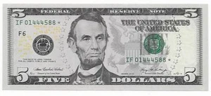 $5 2006 TYII Atlanta District Star 1st Print Note GEM Crisp Unc Cabral / Paulson - Picture 1 of 1