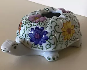 ESTE ~ Ceramiche ~ Vintage Ceramic Trinket Jar…Hair Receiver ~ Italy ~ UNIQUE !! - Picture 1 of 12