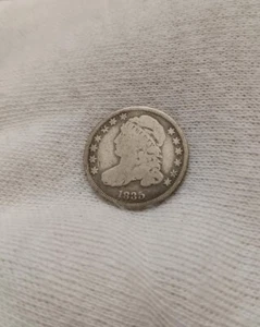1835 Capped Bust Dime, VG+ - Picture 1 of 3