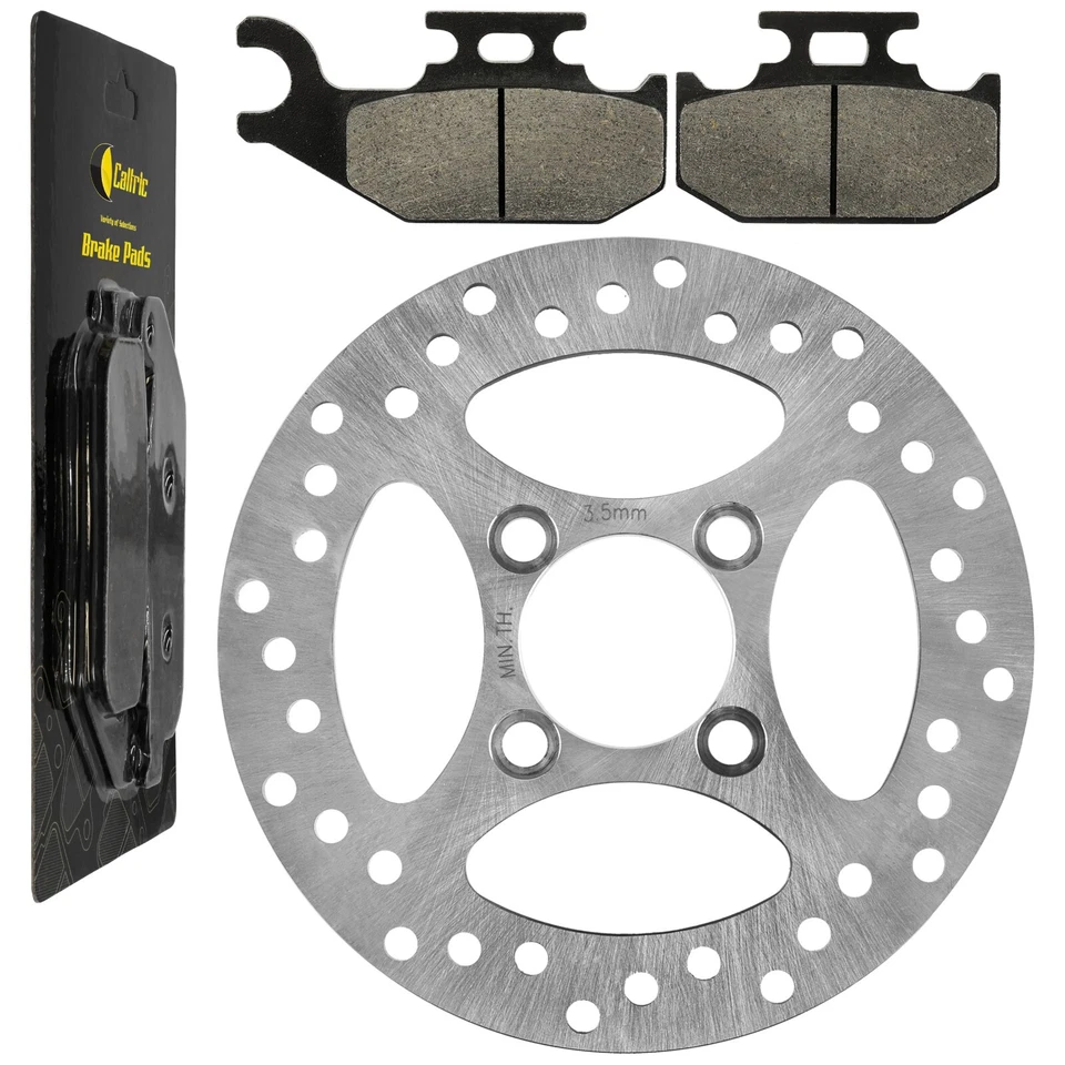 Rotor de disco de freno trasero con pastillas para Yamaha Raptor 700R YFM700R 2009 2010 2011 2012 Foto 1 de 4