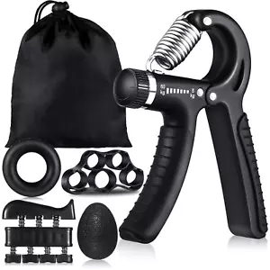 6Pcs Hand Grip Strengthener Kit, Hand Strength Exerciser, Adjustable Resistance - Picture 1 of 12