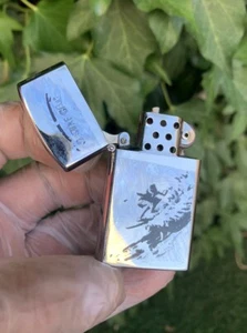 JAPAN ZIP LIGHTER SURFING MECHERO ACCENTINO Feuerzeug Briquet - Picture 1 of 15