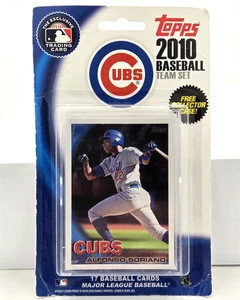 MLB Topps 2010 Chicago Cubs Factory Sealed Team Card Set & Case 17 Cards - NEW! - Picture 1 of 4