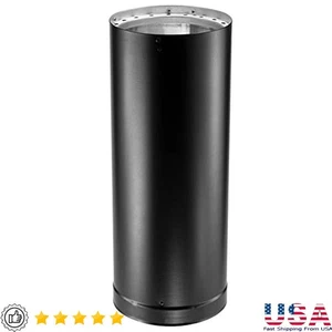 6 in Stove Pipe Connector Double Wall Wood Burning Vent Smoke Stainless Steel - Picture 1 of 4
