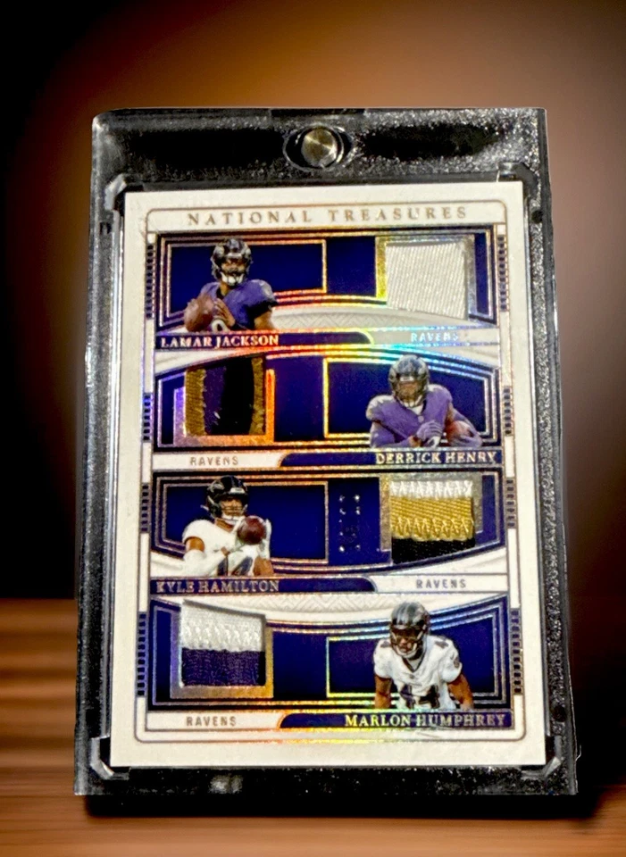 Materiales combinados de equipo de la NFL 2024 NTres Jackson, Henry, Hamilton y Humphrey /10!!️🔥 Foto 1 de 4