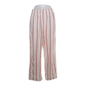 C&C California, Hose, Größe: S, Beige/Rot, Leinen/Viskose, Streifen, Damen #ESs - Bild 1 von 5