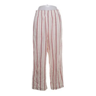 C&C California, Hose, Größe: S, Beige/Rot, Leinen/Viskose, Streifen, Damen #ESs - Bild 1 von 4