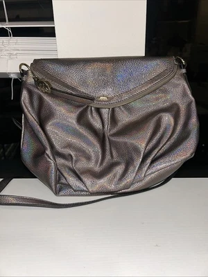 Bolso Bandolera de Cuero Gris Juicy Couture Cadena Grande De Colección Y2K Bolso de Almohada Foto 1 de 4