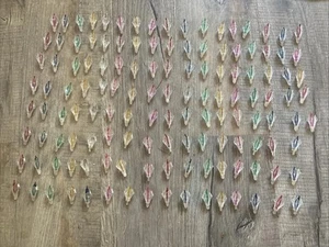 133 pcs Vintage Starburst Atomic Star Christmas Light Reflector Covers Clear - Picture 1 of 5