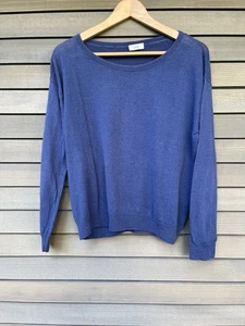 Closed Damen Leinen, Baumwollpullover, Blau Gr.S - Bild 1 von 2