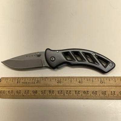 Cuchillo de bolsillo Buck Knives 316 Parallex carpeta plegable gris Foto 1 de 3