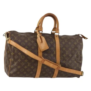 LOUIS VUITTON Monogram Keepall Bandouliere 45 Bag Vintage M41418 LV Auth BA6302 - Picture 1 of 24