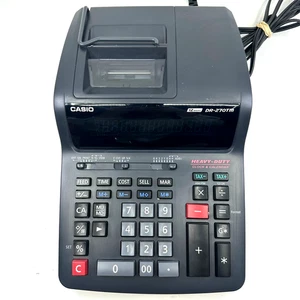 CASIO DR-270TM Extra Large Display Heavy Duty Clock & Calendar 12 Digit Tested - Picture 1 of 6