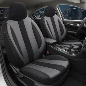 Fundas de asiento Pilot adecuadas para VW Golf 7 (negro-gris) | Asientos delanteros | Prime - Imagen 1 de 12