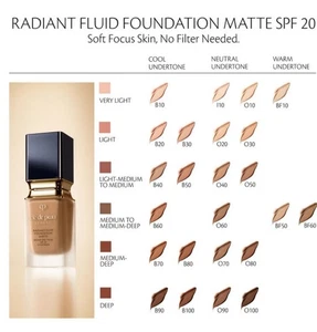 Clé de Peau Beauté Radiant Foundation 2 Deep Shades Women of Color Matte SPF 20 - Picture 1 of 13