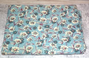 Vintage  Thimbleberries Flannel Fabric Blue with White Daisies 2 pieces B110 - Picture 1 of 1