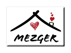 Imán de nevera Mezger apellido apellido Love San Valentín cumpleaños veneno - Imagen 1 de 9