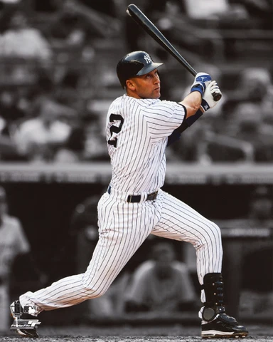 New York Yankees DEREK JETER Glossy 8x10 Photo Spotlight Print Poster Cover