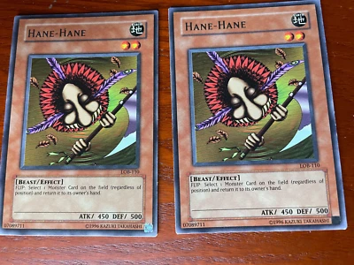 YuGiOh Hane-Hane LOB-110 SINGLE USED EXCELLENT CONDITION SEE PHOTOS - Image 1 of 4