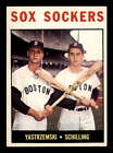 1964 Topps #182 Carl Yastrzemski/Chuck Schilling Red Sox Sockers EX-Mint (6)