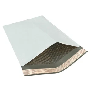 UOFFICE 50 Poly Bubble Mailer Bags 8.5x14.5" #3 Envelopes White Self-Sealing - Picture 1 of 11