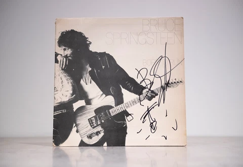 Bruce Springsteen Signed Born to Run Vinyl Beckett Authentication Services BAS Cover