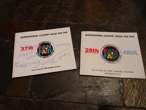 2 international Country Music Fan Fair Coupon Book 1998/1999 CMT Nashville... - Picture 1 of 8
