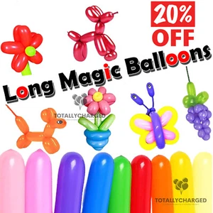 100 GLOBOS DE MODELADO DE FIESTA COLORES MIXTOS LÁTEX TRADICIONAL FIESTA DE ALTA CALIDAD - Imagen 1 de 15