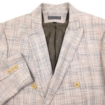 Chaqueta Namo John Varvatos Crudo Doble Pecho $1698 Para Hombre Talla 40 (Italia 50) Foto 1 de 4